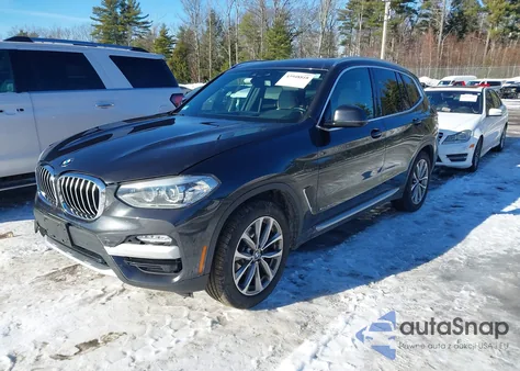 2018 BMW X3 xDrive30I из США, поврежденный, VIN 5UXTR9C55JLC81437